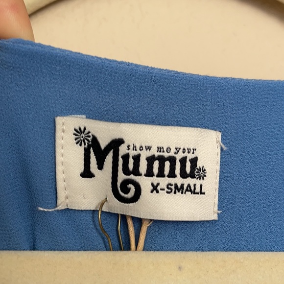 Show me your MuMu blue ruffle maxi dress - Picture 9 of 12